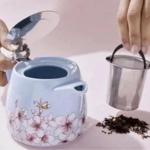 ALFRED Ceramic & Stainless Steel Teapot 20oz dripless spout heat resistant - Picture 9 of 16